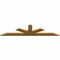 Ekena Millwork Saratoga Rough Sawn Timber Gable Bracket, Western Red Cedar, 96"W x 24"H x 2"D x 6"F, 6/12 Pitch GBW096X24X0206SAR00RWR - alternate 3